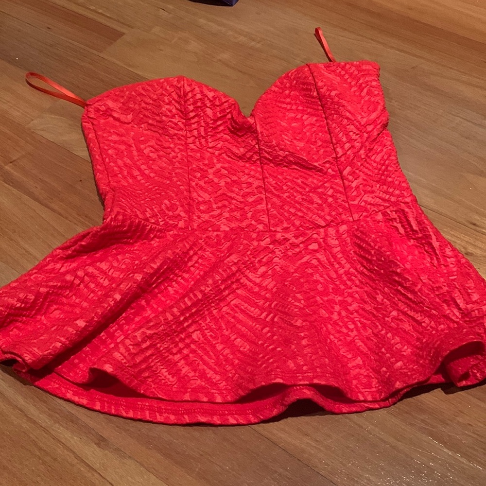 Arden B RED Tube top NWT